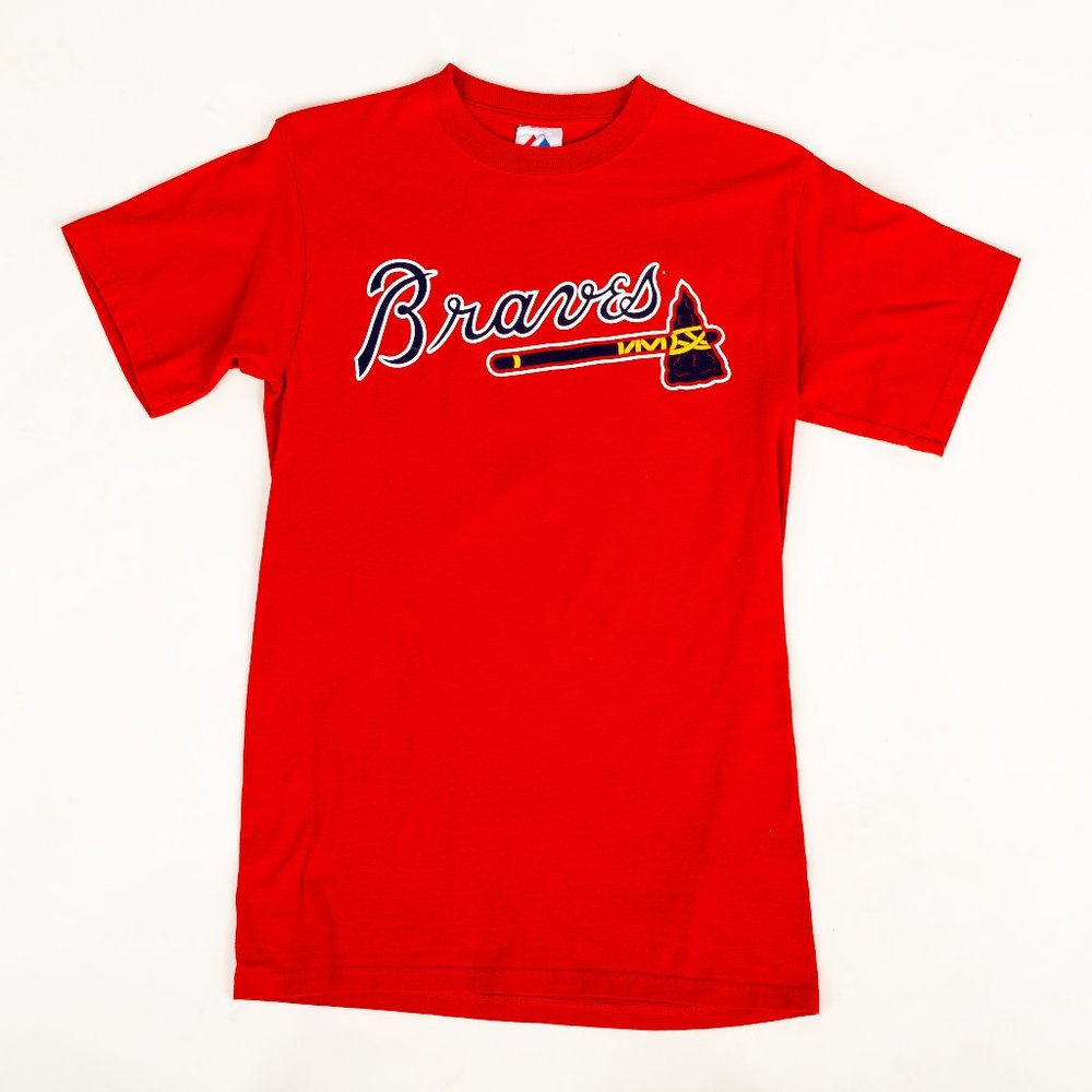 Braves Jeff Francoeur #7 Red Short Sleeve T-shirt Men's M